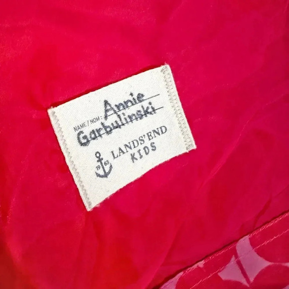Lands’ End | Girls’ Hooded Rain Jacket (L/14) 🌺 🌧️ - Picture 7 of 10
